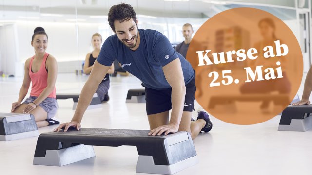 Kursbereich öffnet ab 25. Mai