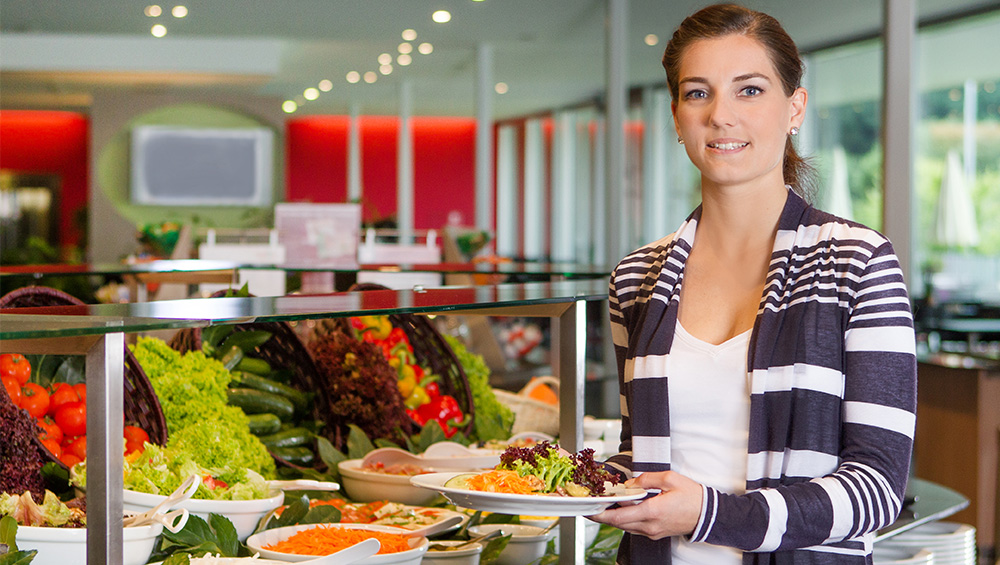 Sommerbetrieb im Restaurant